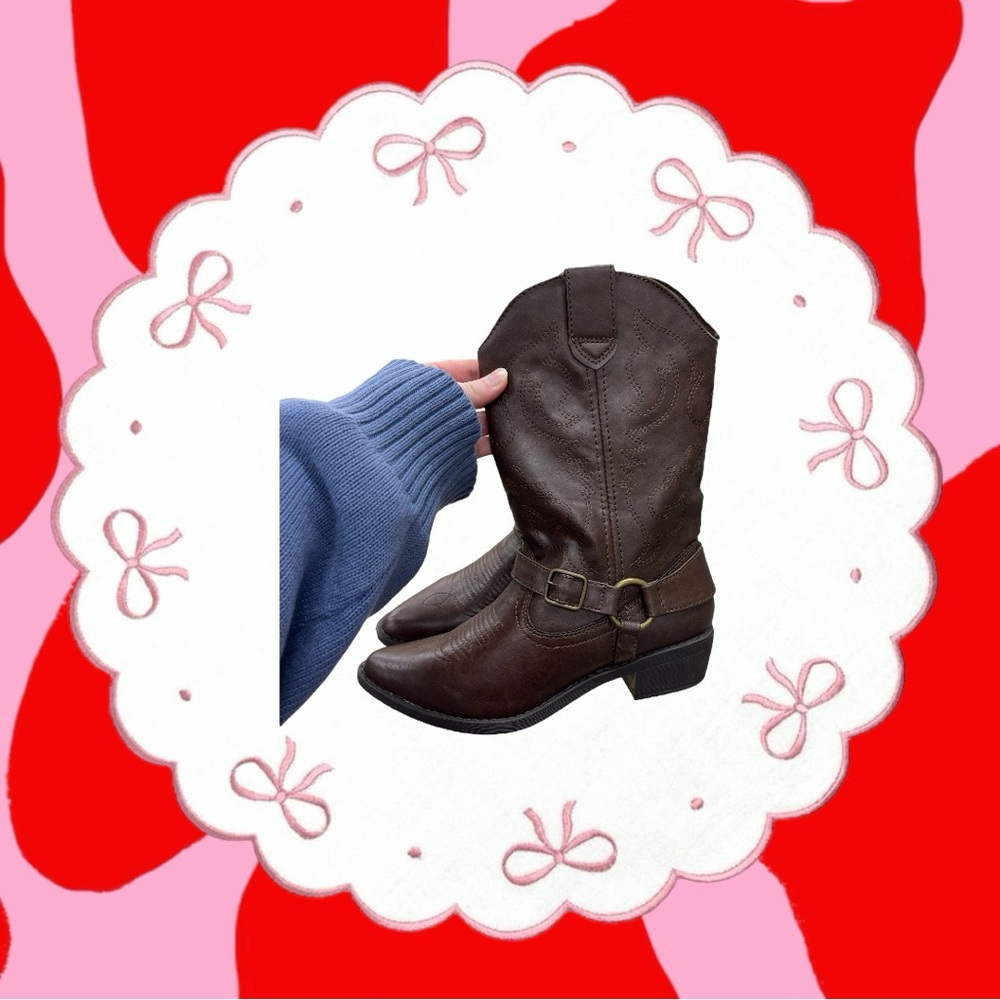 western-style faux cowboy boots 🌵
